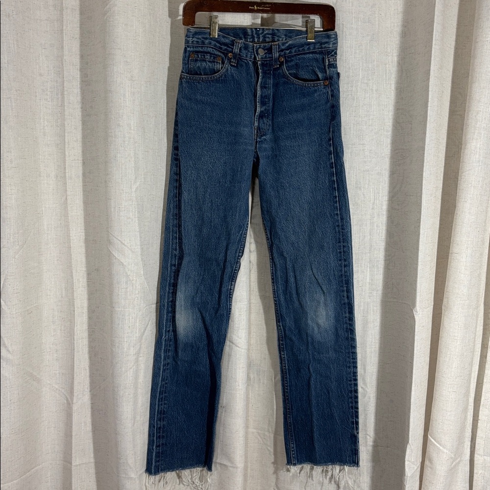 Levi's 501 Men's Straight Classic Button Fly Blue Jeans